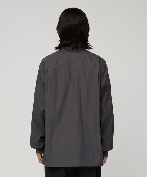 Snow Peak(スノーピーク)の「Snow Peak / Cotton Ripstop Shirt コットンリップストップ シャツ(シャツ/ブラウス・メンズ・ライトブルー/チャコール/アイボリー・S/XL/L/M)」の11枚目の写真