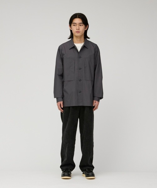 Snow Peak(スノーピーク)の「Snow Peak / Cotton Ripstop Shirt コットンリップストップ シャツ(シャツ/ブラウス・メンズ・ライトブルー/チャコール/アイボリー・S/XL/L/M)」の5枚目の写真