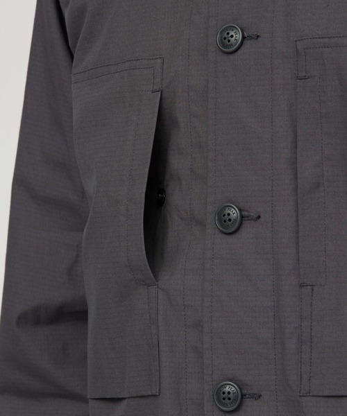 Snow Peak(スノーピーク)の「Snow Peak / Cotton Ripstop Shirt コットンリップストップ シャツ(シャツ/ブラウス・メンズ・ライトブルー/チャコール/アイボリー・S/XL/L/M)」の13枚目の写真