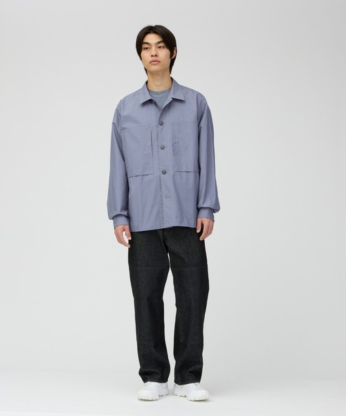 Snow Peak(スノーピーク)の「Snow Peak / Cotton Ripstop Shirt コットンリップストップ シャツ(シャツ/ブラウス・メンズ・ライトブルー/チャコール/アイボリー・S/XL/L/M)」の6枚目の写真