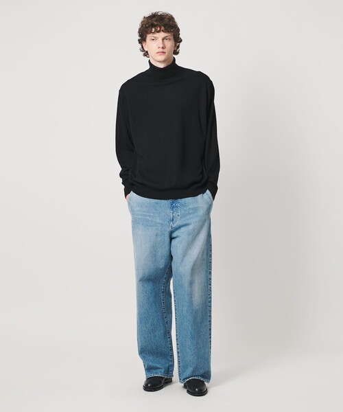 LOEFF(ロエフ)の「<LOEFF>14ゲージ タートル ニット MENS(ニット/セーター・メンズ・ブラック/ナチュラル/コバルトブルー/グレー系・1/2)」の10枚目の写真