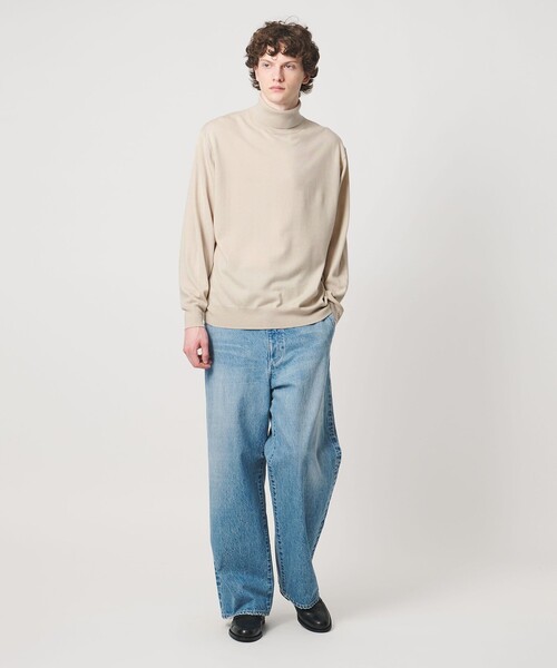 LOEFF(ロエフ)の「<LOEFF>14ゲージ タートル ニット MENS(ニット/セーター・メンズ・ブラック/ナチュラル/コバルトブルー/グレー系・1/2)」の13枚目の写真