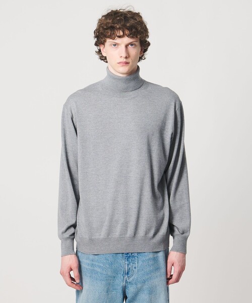 LOEFF(ロエフ)の「<LOEFF>14ゲージ タートル ニット MENS(ニット/セーター・メンズ・ブラック/ナチュラル/コバルトブルー/グレー系・1/2)」の17枚目の写真