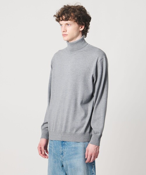 LOEFF(ロエフ)の「<LOEFF>14ゲージ タートル ニット MENS(ニット/セーター・メンズ・ブラック/ナチュラル/コバルトブルー/グレー系・1/2)」の18枚目の写真