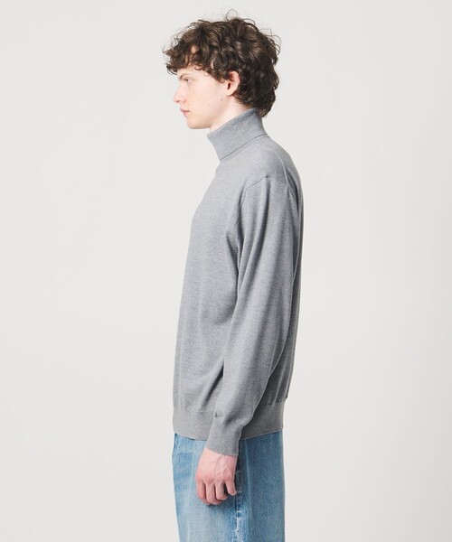 LOEFF(ロエフ)の「<LOEFF>14ゲージ タートル ニット MENS(ニット/セーター・メンズ・ブラック/ナチュラル/コバルトブルー/グレー系・1/2)」の19枚目の写真