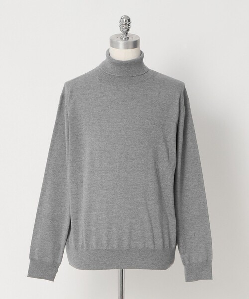 LOEFF(ロエフ)の「<LOEFF>14ゲージ タートル ニット MENS(ニット/セーター・メンズ・ブラック/ナチュラル/コバルトブルー/グレー系・1/2)」の21枚目の写真