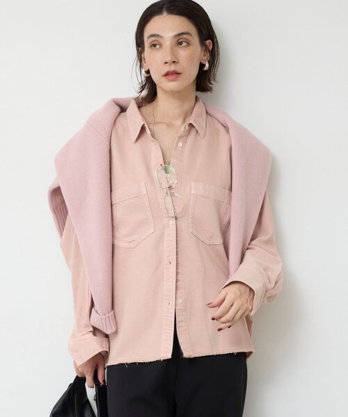 GALLARDAGALANTE（ガリャルダガランテ）の「リヨセルドルマンシャツ（シャツ/ブラウス・レディース・ピンクベージュ/アイボリー/ベージュ/チャコールグレー・FREE）」の18枚目の写真