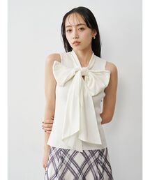 SNIDEL | ボウタイドッキングノースリプルオーバー(Tシャツ/カットソー)
