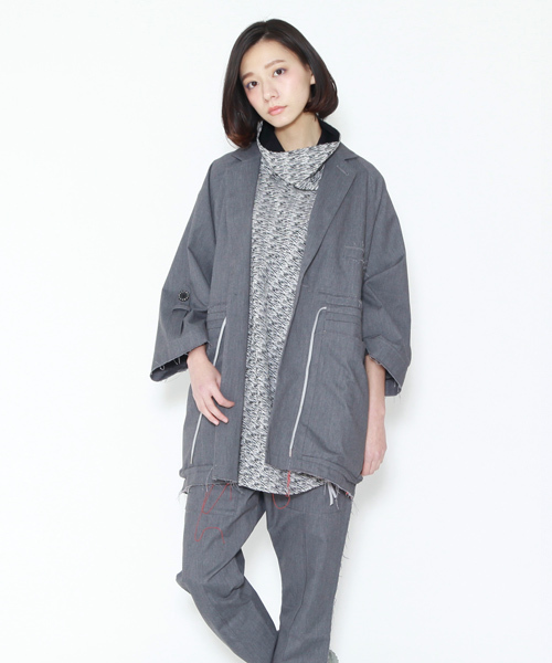 MUZE（ミューズ）の「MUZE/ミューズ/M65 OVER JACKET（ミリタリージャケット・メンズ・ブラック/オリーブ/グレー・2/1）」の13枚目の写真