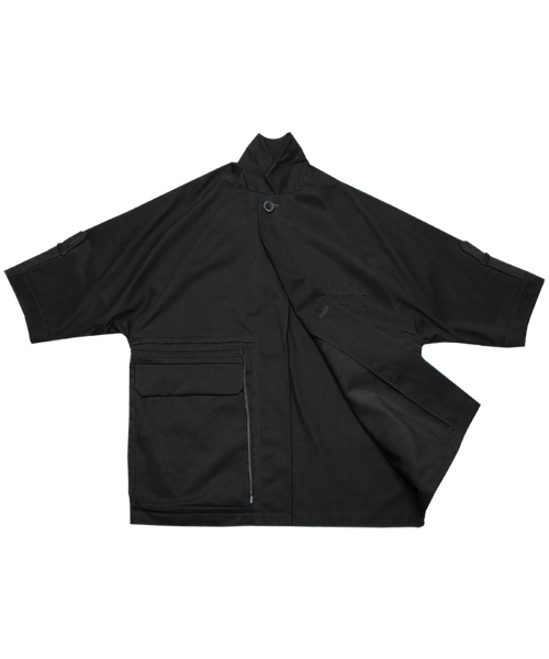 MUZE（ミューズ）の「MUZE/ミューズ/M65 OVER JACKET（ミリタリージャケット・メンズ・ブラック/オリーブ/グレー・2/1）」の6枚目の写真
