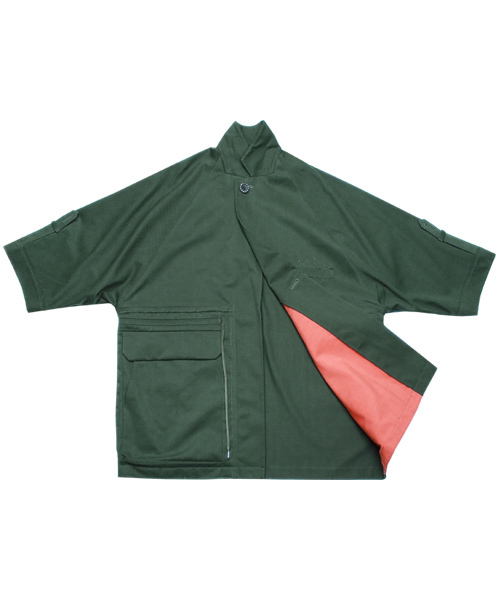 MUZE（ミューズ）の「MUZE/ミューズ/M65 OVER JACKET（ミリタリージャケット・メンズ・ブラック/オリーブ/グレー・2/1）」の8枚目の写真