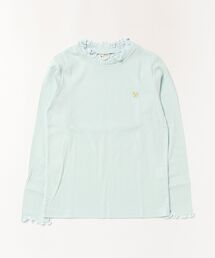 nino | 針抜きフライス衿フリルTシャツ(Tシャツ/カットソー)