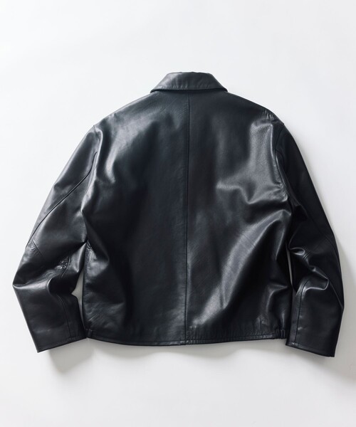 FREAK'S STORE(フリークスストア)の「カーフレザー シングル ライダースジャケット/ジップブルゾン(ブルゾン・メンズ・ブラック・SMALL/MEDIUM/LARGE)」の14枚目の写真
