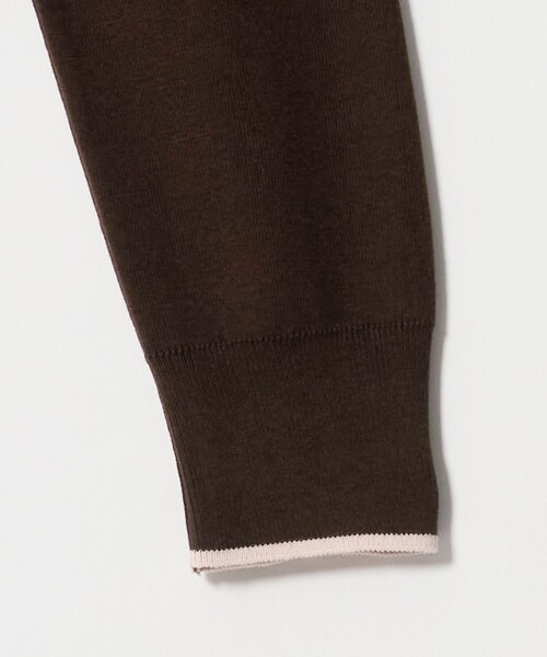 UNITED ARROWS(ユナイテッドアローズ)の「ポロカーディガン ‐ウォッシャブル‐(カーディガン/ボレロ・レディース・ダークブラウン/ブラック/ナチュラル・FREE)」の7枚目の写真