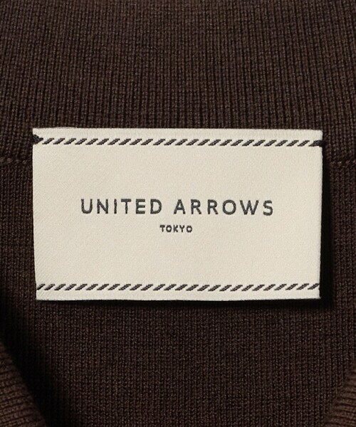 UNITED ARROWS(ユナイテッドアローズ)の「ポロカーディガン ‐ウォッシャブル‐(カーディガン/ボレロ・レディース・ダークブラウン/ブラック/ナチュラル・FREE)」の5枚目の写真