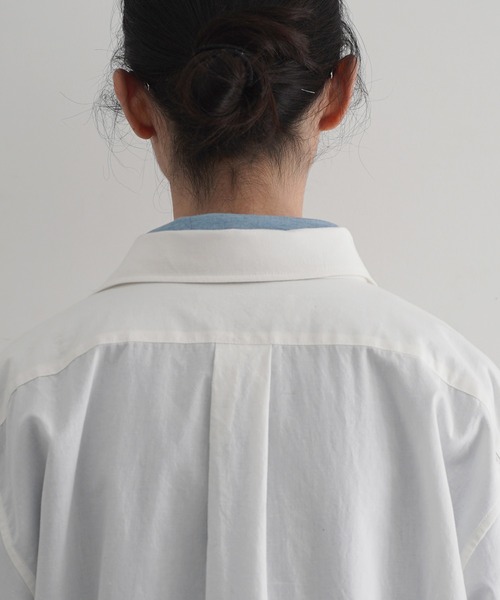 NEONSIGN(ネオンサイン)の「NEONSIGN Unfinished shirt 2.0(シャツ/ブラウス・メンズ・オフホワイト・46/44)」の5枚目の写真