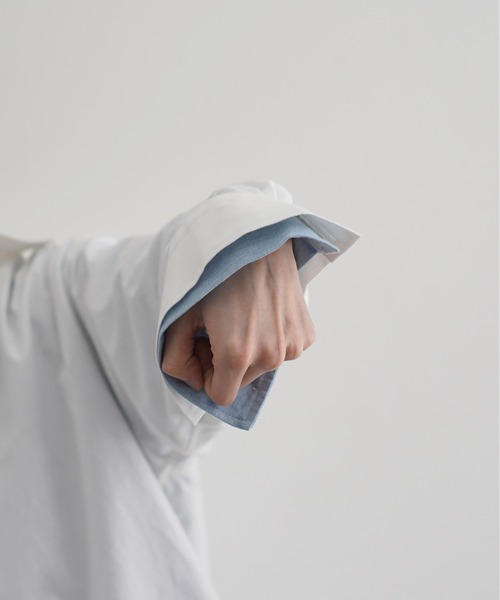 NEONSIGN(ネオンサイン)の「NEONSIGN Unfinished shirt 2.0(シャツ/ブラウス・メンズ・オフホワイト・46/44)」の3枚目の写真