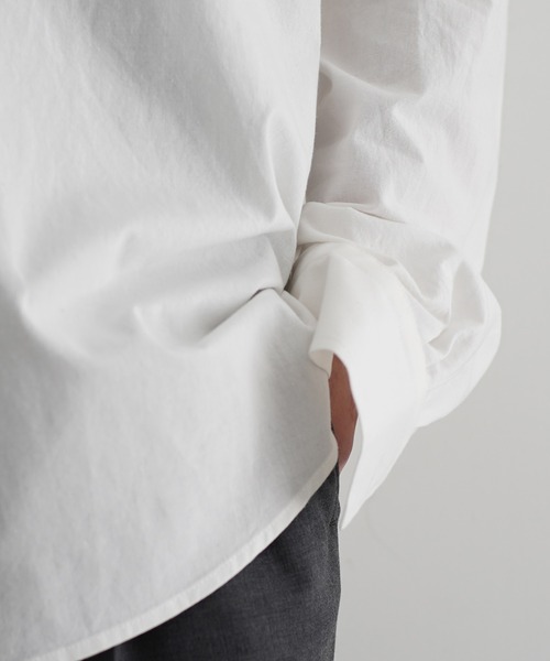NEONSIGN(ネオンサイン)の「NEONSIGN Unfinished shirt 2.0(シャツ/ブラウス・メンズ・オフホワイト・46/44)」の2枚目の写真