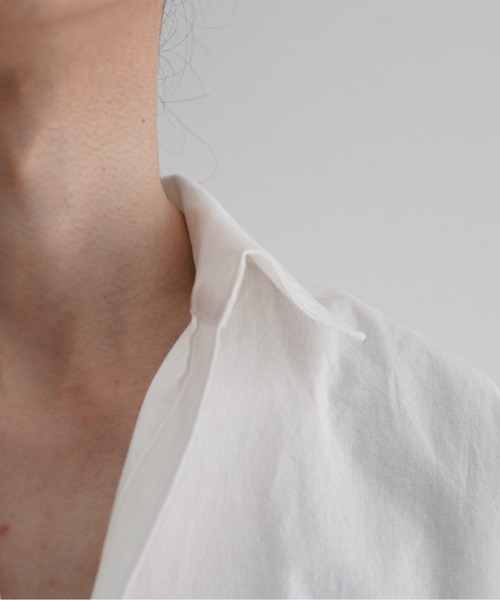 NEONSIGN(ネオンサイン)の「NEONSIGN Unfinished shirt 2.0(シャツ/ブラウス・メンズ・オフホワイト・46/44)」の12枚目の写真