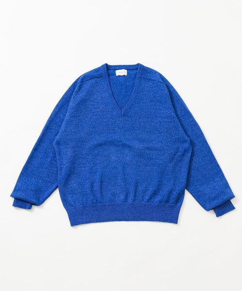 URBAN RESEARCH(アーバンリサーチ)の「new basic WASHI WOOL V-NECK KNIT(ニット/セーター・メンズ・ベージュ/ネイビー/ロイヤルブルー・LARGE/MEDIUM)」の3枚目の写真