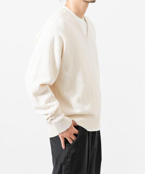 URBAN RESEARCH(アーバンリサーチ)の「new basic WASHI WOOL V-NECK KNIT(ニット/セーター・メンズ・ベージュ/ネイビー/ロイヤルブルー・LARGE/MEDIUM)」の10枚目の写真