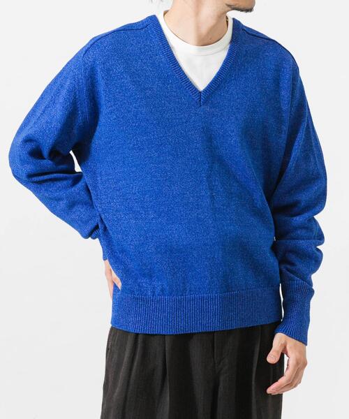 URBAN RESEARCH(アーバンリサーチ)の「new basic WASHI WOOL V-NECK KNIT(ニット/セーター・メンズ・ベージュ/ネイビー/ロイヤルブルー・LARGE/MEDIUM)」の18枚目の写真
