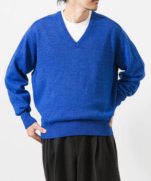 URBAN RESEARCH(アーバンリサーチ)の「new basic WASHI WOOL V-NECK KNIT(ニット/セーター・メンズ・ベージュ/ネイビー/ロイヤルブルー・LARGE/MEDIUM)」の19枚目の写真