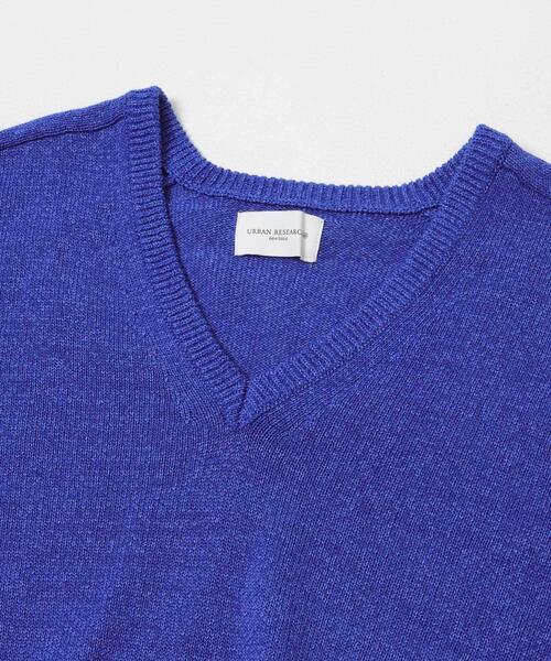 URBAN RESEARCH(アーバンリサーチ)の「new basic WASHI WOOL V-NECK KNIT(ニット/セーター・メンズ・ベージュ/ネイビー/ロイヤルブルー・LARGE/MEDIUM)」の22枚目の写真