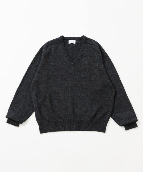 URBAN RESEARCH(アーバンリサーチ)の「new basic WASHI WOOL V-NECK KNIT(ニット/セーター・メンズ・ベージュ/ネイビー/ロイヤルブルー・LARGE/MEDIUM)」の5枚目の写真