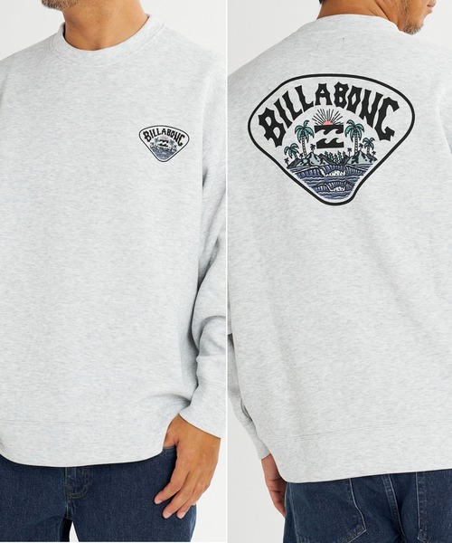 BILLABONG(ビラボン)の「【直営店限定】BILLABONG メンズ R STYLE トレーナー 【2026年秋冬モデル】/ビラボンバックプリントスウェット(スウェット・メンズ・グリーン系その他/グレー/ブラック・X-LARGE/LARGE/MEDIUM)」の1枚目の写真