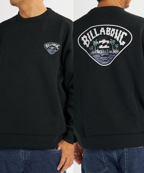 BILLABONG(ビラボン)の「【直営店限定】BILLABONG メンズ R STYLE トレーナー 【2026年秋冬モデル】/ビラボンバックプリントスウェット(スウェット・メンズ・グリーン系その他/グレー/ブラック・X-LARGE/LARGE/MEDIUM)」の2枚目の写真