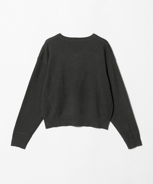 BEAUTY&YOUTH UNITED ARROWS(ビューティーアンドユースユナイテッドアローズ)の「ソフトコットン Vネック スムース ニットプルオーバー ウォッシャブル(ニット/セーター・レディース・レッド/ダークグレー/オフホワイト・FREE)」の8枚目の写真