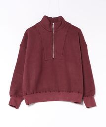 TICCA | ダウニーウラケハーフZIPプルオーバー