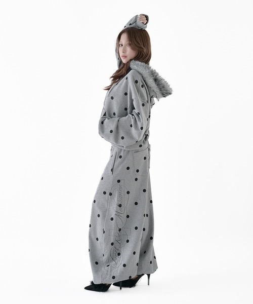 Melviianne(メルヴィアンヌ)の「W belt sweat pants(スウェットパンツ・レディース・Black/PINK/LT.Gray・FREE)」の10枚目の写真