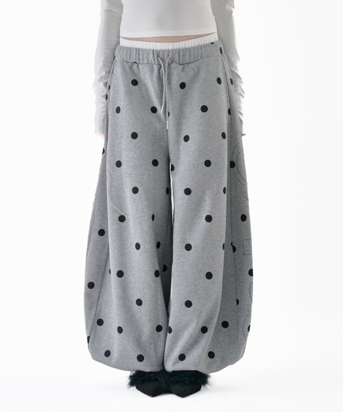 Melviianne(メルヴィアンヌ)の「W belt sweat pants(スウェットパンツ・レディース・Black/PINK/LT.Gray・FREE)」の15枚目の写真