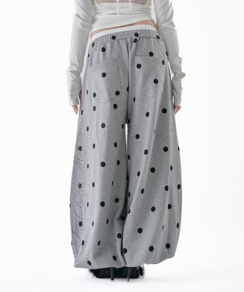 Melviianne(メルヴィアンヌ)の「W belt sweat pants(スウェットパンツ・レディース・Black/PINK/LT.Gray・FREE)」の16枚目の写真