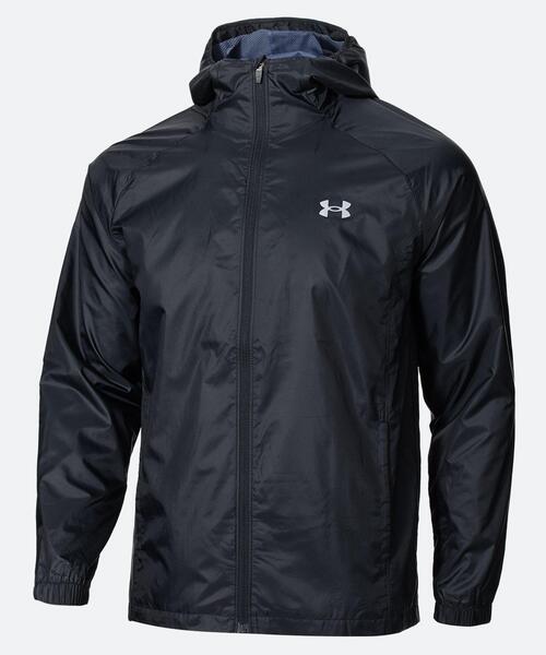 UNDER ARMOUR(アンダーアーマー)の「UAメッシュ ラインド ウーブン ジャケット(トレーニング/メンズ)(その他アウター・メンズ・ブラック・S/L/XL/2XL/M)」の1枚目の写真
