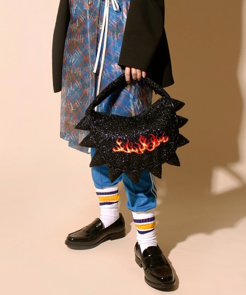 HEY!MrsROSE(ヘイミセスローズ)の「HEY! Mrs ROSE(ヘイ!ミセスローズ)Good as hell BAG(ハンドバッグ・レディース・シルバー/ブラック・FREE)」の21枚目の写真