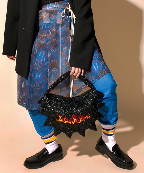 HEY!MrsROSE(ヘイミセスローズ)の「HEY! Mrs ROSE(ヘイ!ミセスローズ)Good as hell BAG(ハンドバッグ・レディース・シルバー/ブラック・FREE)」の22枚目の写真