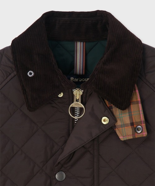 Paul Smith(ポールスミス)の「ウィメンズ Paul Smith Loves Barbour Exmoor キルティングロングコート / 265708 MQU1944(その他アウター・レディース・ブラック/ダークブラウン・XX-SMALL/X-SMALL)」の6枚目の写真
