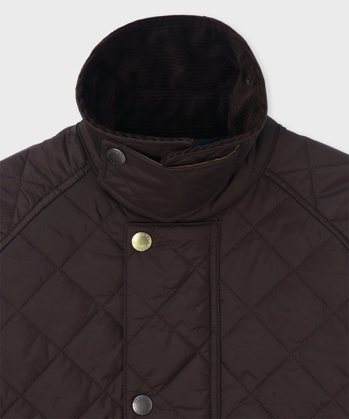 Paul Smith(ポールスミス)の「ウィメンズ Paul Smith Loves Barbour Exmoor キルティングロングコート / 265708 MQU1944(その他アウター・レディース・ブラック/ダークブラウン・XX-SMALL/X-SMALL)」の7枚目の写真