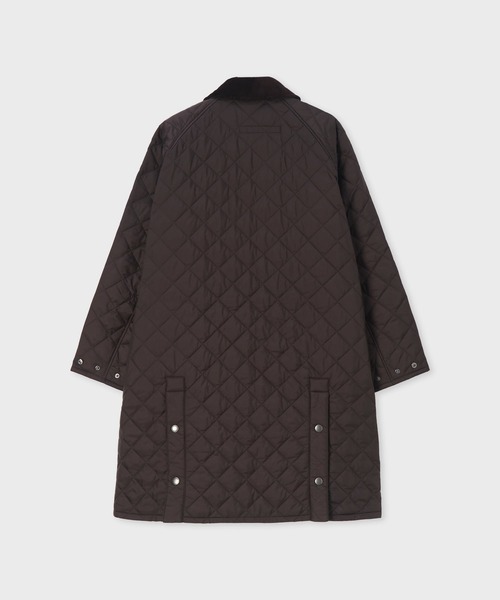 Paul Smith(ポールスミス)の「ウィメンズ Paul Smith Loves Barbour Exmoor キルティングロングコート / 265708 MQU1944(その他アウター・レディース・ブラック/ダークブラウン・XX-SMALL/X-SMALL)」の10枚目の写真