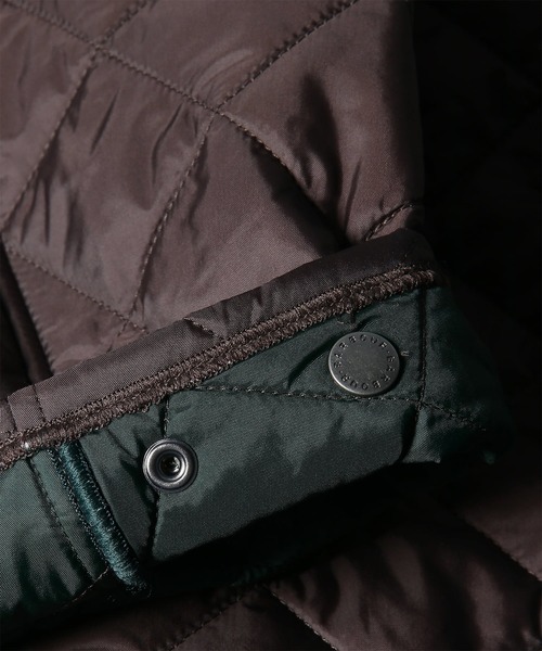 Paul Smith(ポールスミス)の「ウィメンズ Paul Smith Loves Barbour Exmoor キルティングロングコート / 265708 MQU1944(その他アウター・レディース・ブラック/ダークブラウン・XX-SMALL/X-SMALL)」の14枚目の写真
