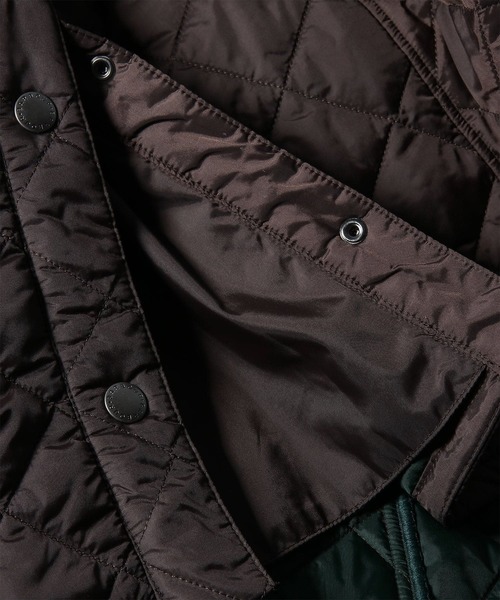 Paul Smith(ポールスミス)の「ウィメンズ Paul Smith Loves Barbour Exmoor キルティングロングコート / 265708 MQU1944(その他アウター・レディース・ブラック/ダークブラウン・XX-SMALL/X-SMALL)」の16枚目の写真