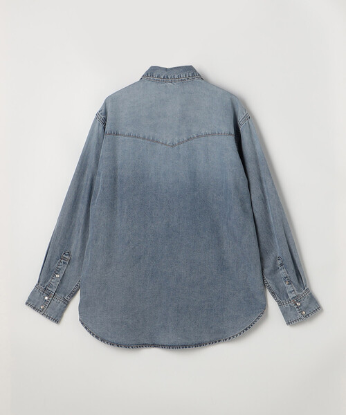 COMME CA Wardrobe(コムサワードローブ)の「ソフトデニム ウエスタン調デニムシャツ(シャツ/ブラウス・レディース・ブラック/ネイビー・FREE)」の16枚目の写真