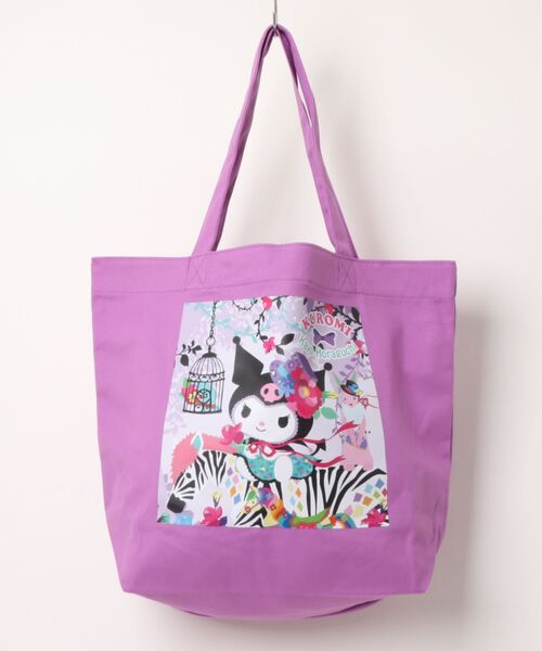 sanrio(サンリオ)の「ホラグチカヨ×SANRIO キャンバストート(トートバッグ・レディース・アイボリー/ピンク/パープル・FREE)」の3枚目の写真