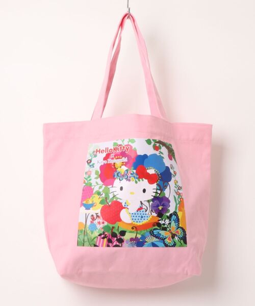 sanrio(サンリオ)の「ホラグチカヨ×SANRIO キャンバストート(トートバッグ・レディース・アイボリー/ピンク/パープル・FREE)」の1枚目の写真