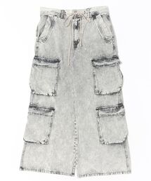 【WEB&DEPOT限定】DankeSchon/ダンケシェーン/DENIM FLARE CARGO