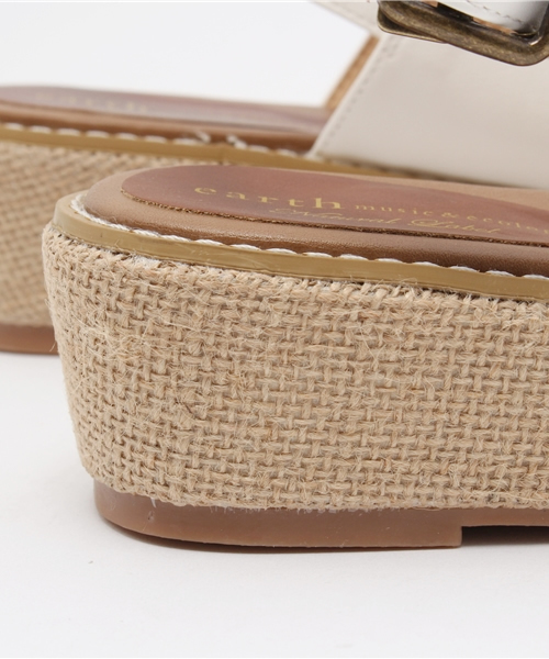 earth music&ecology(アースミュージックアンドエコロジー)の「厚底ラミー巻きサンダル(サンダル・レディース・キャメル/オフホワイト/ブラック・23cm/24cm/24.5cm/23.5cm/22.5cm)」の9枚目の写真