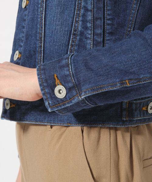 GLOBAL WORK（グローバルワーク）の「CONE DENIM Gジャン/725333（デニムジャケット・レディース・ブルー/ネイビー・LARGE/MEDIUM）」の13枚目の写真